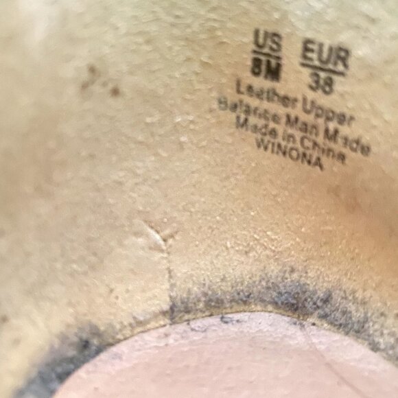 Sam Edelman Winona Leather Yellow Snakeskin Booties 8 - Picture 8 of 12